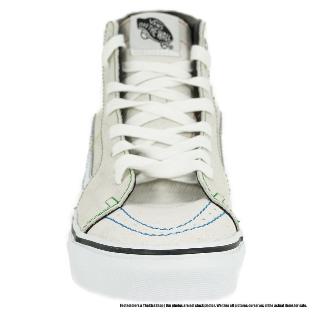 VANS SK8-Hi Emboss Men Sneakers (True White) - Picture 2 of 8